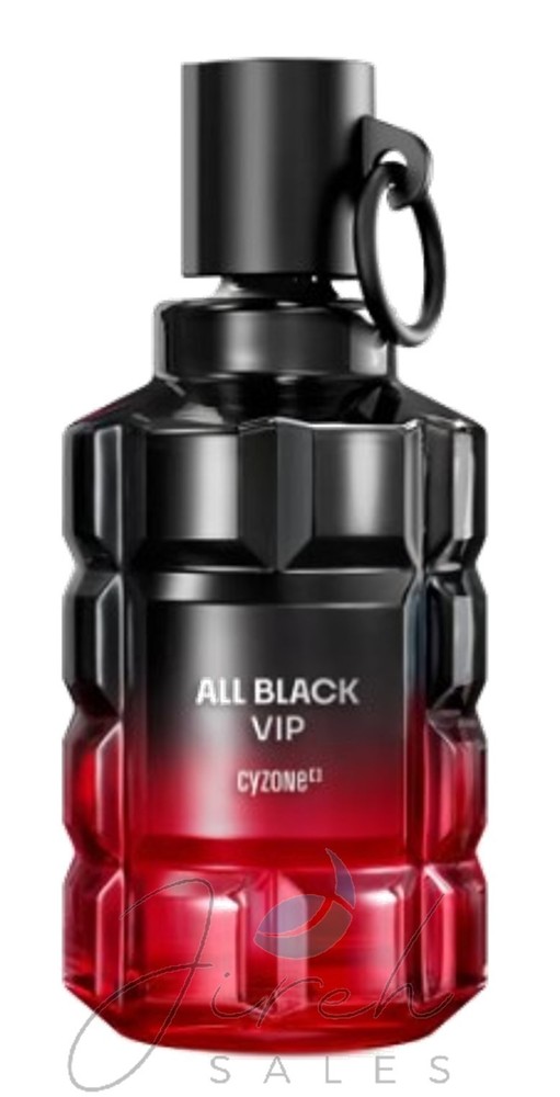 Cyzone All Black VIP Eau De Parfum/Perfume Masculino 90 ml / 3 fl.oz.