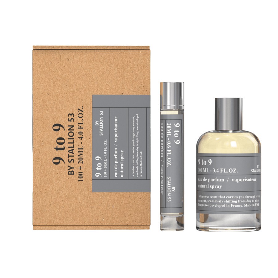 Emper 9 to 9 by Stallion 53 Eau de Parfum Spray, 3.4 Fl Oz + 20 ml