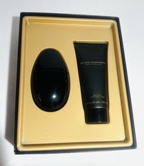 Black Cashmere Donna Karan Eau de Parfum EDP 1.7 oz /50 mL & Body Lotion 3.4 oz