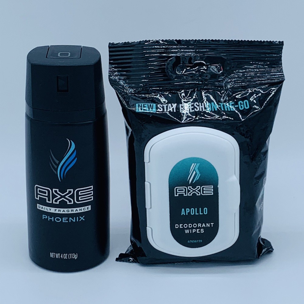 Axe Phoenix/Apollo Daily Fragrance Spray & Deodorant Wipes