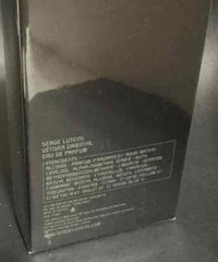 Serge Lutens VETIVER ORIENTAL Edp 100ml Spray 3.3oz Unisex Collection Noir