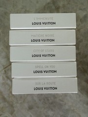 LOT OF 5 BRAND NEW Louis Vuitton Fragrances! 2ML! 0.06fl Oz. Authentic Samples!