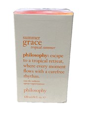 philosophy summer grace-4oz eau de toilette spray Sealed