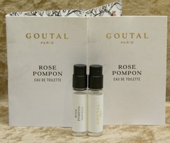ROSE POMPON ANNICK GOUTAL EAU DE TOILETTE 2 x SAMPLE 0.04 FL. OZ 1.5 ML SPRAY