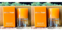 2x Clinique Happy Perfume Spray EDP 0.14 Oz/4ml For Women Travel Size NIB