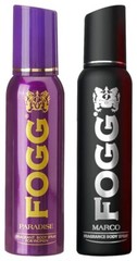 FOGG Master Paradise Marco Men Lasting Perfume Fragrance Body Spray 2 x 150 ML