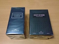 Men’s Cologne Lot (2) 100ml EDT – Savannah Elixir + Night in Rome – New Sealed