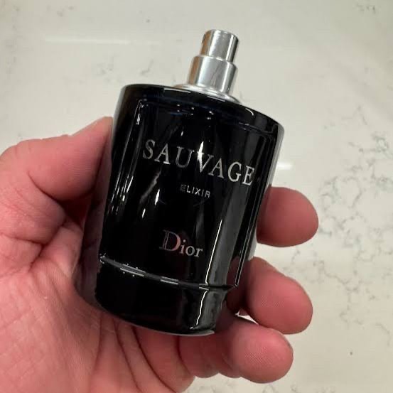 cologne dior savage edu elixir in a tester type bottle about 5 milliliters