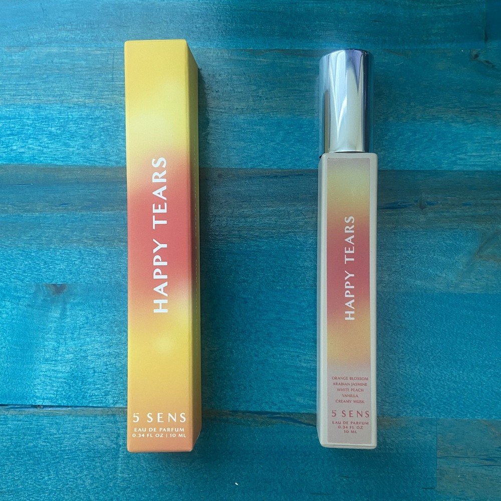 5 Sens Eau de Parfum Spray Happy Tears with Jasmine 0.34 oz/10 ml New in box