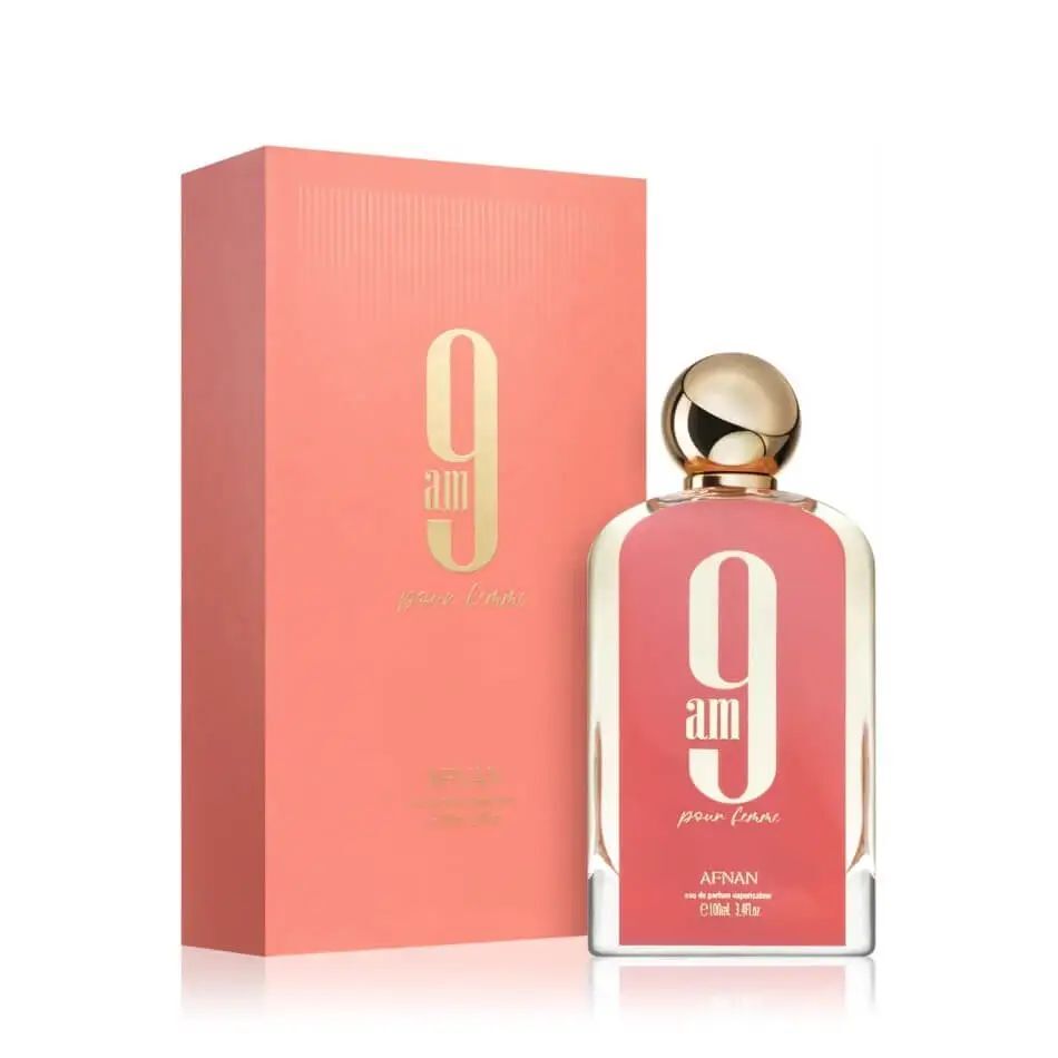 Afnan 9 AM Pour Femme EDP Spray 3.4 Oz For Women
