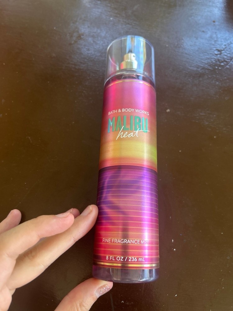 D129 Malibu heat bath and body works mist fine fragrance 8 oz