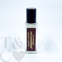 Sand + Fog Pomegranate Noir EDP Perfume Oil Roller .17oz Burgundy/Gold
