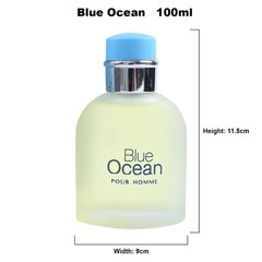 MCH Blue Ocean Pour Homme Eau De Toilette Natural Spray Cologne for Men 100Ml Ar