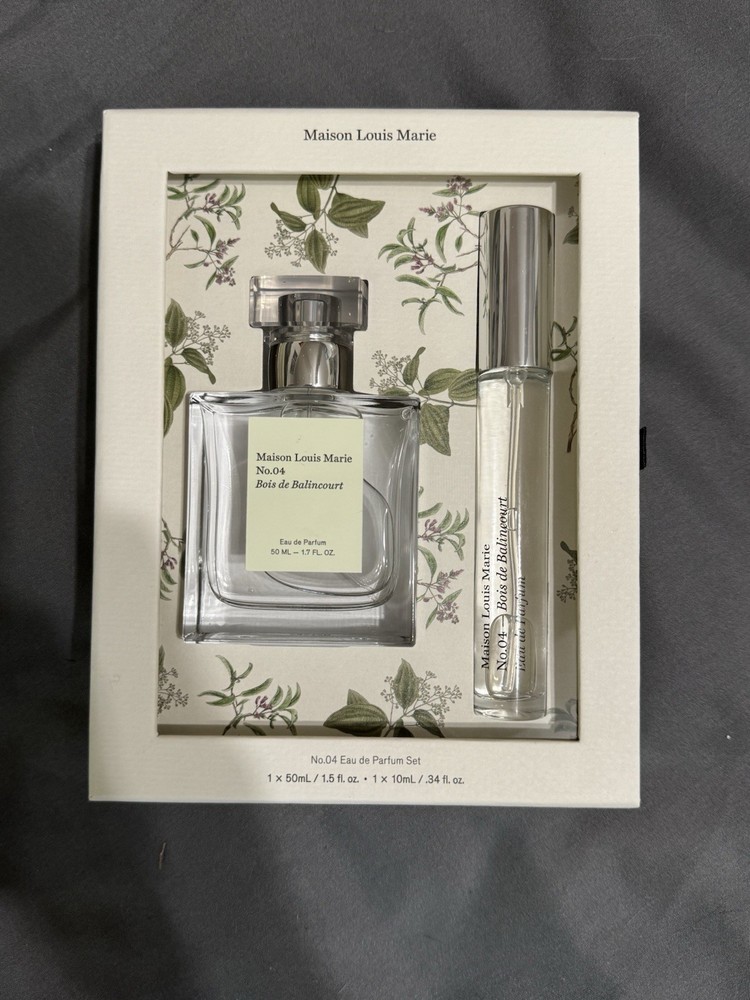 Maison Louis Marie No.04 Bois de Balincourt Eau de Parfum Set – Spray 50ml+10ml