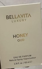 Bellavita Luxury Honey Parfume 3.4oz Unisex,Sweet Honey,Bergamot,Amber NEW