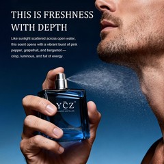 Charm Unfolds Marine Eau De Parfum for Men, Long Lasting Cologne with Fresh M…