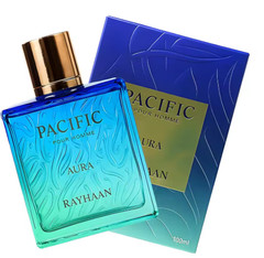 Rayhaan Pacific Aura – Citrus, Aromatic, Mint, Amber, Fresh – Eau de Parfum Spra