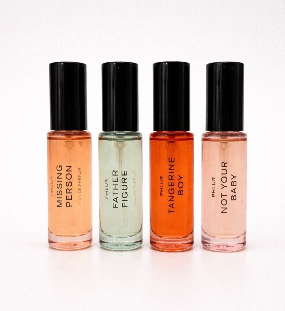 Phlur Missing Person, Father Figure, Tangerine Boy & Not Your Baby Perfumes Set