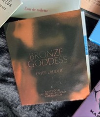 ESTEE LAUDER BRONZE GODDESS EAU De PARFUM SPRAY W/PERFUME SAMPLES