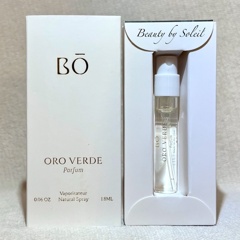 House of Bo Oro Verde Parfum Sample Spray .06oz, 1.8mL New in Box