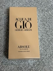 Giorgio Armani Acqua di Giò Absolu Eau de Parfum 4.2 oz Spray / 125ml Brand New
