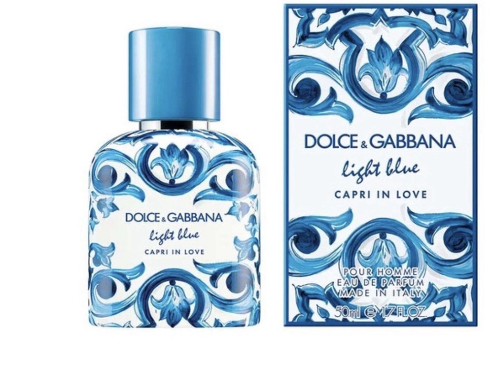 Dolce & Gabbana “LIGHT BLUE CAPRI IN LOVE”, 3.3oz, Eau De Parfum, 2025,Men