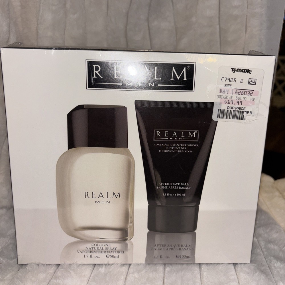 Vintage Realm Men by Erox 1.7oz Cologne Spray & 3.3oz After Shave Pheromones