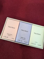 VERA WANG Set of 3 Bottle Sample Set in Box Truly Pink Sheer Veil