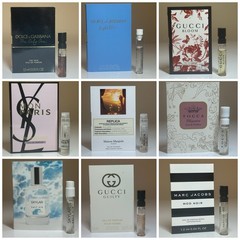 Perfume samples Set. Lot of 9 Units Travel Size. Fagance Designer.