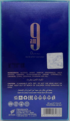 Afnan 9AM Dive Eau De Parfum Spray For Men 3.4 Oz / 100 ml Brand New Item!