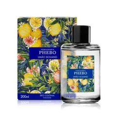 Limao Phebo Sicilian Lemon Deo Cologne Body Perfume Citrus Fragance 200ml