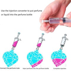 MUB 10ml Perfume Refill Pump Tools, Decanter 6 Piece Set, 2types-10ML