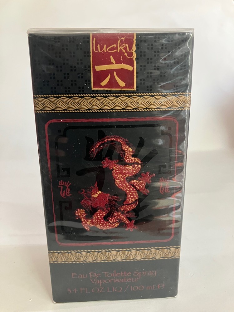 LUCKY Number 6 – 3.4 oz EDT Spray for Men, 100% AUTHENTIC, SEALED