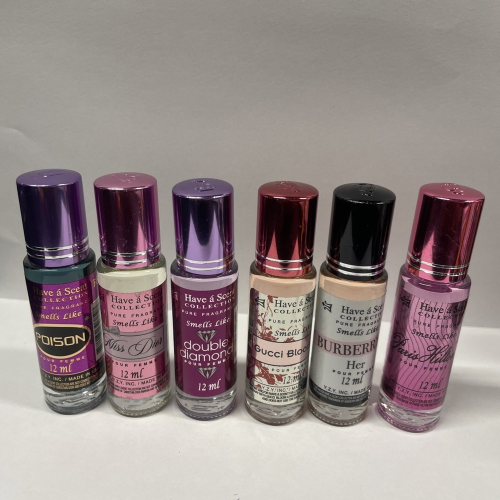 6 Pc Women Assorted Roll On Oil 12 ML Limited Time Only