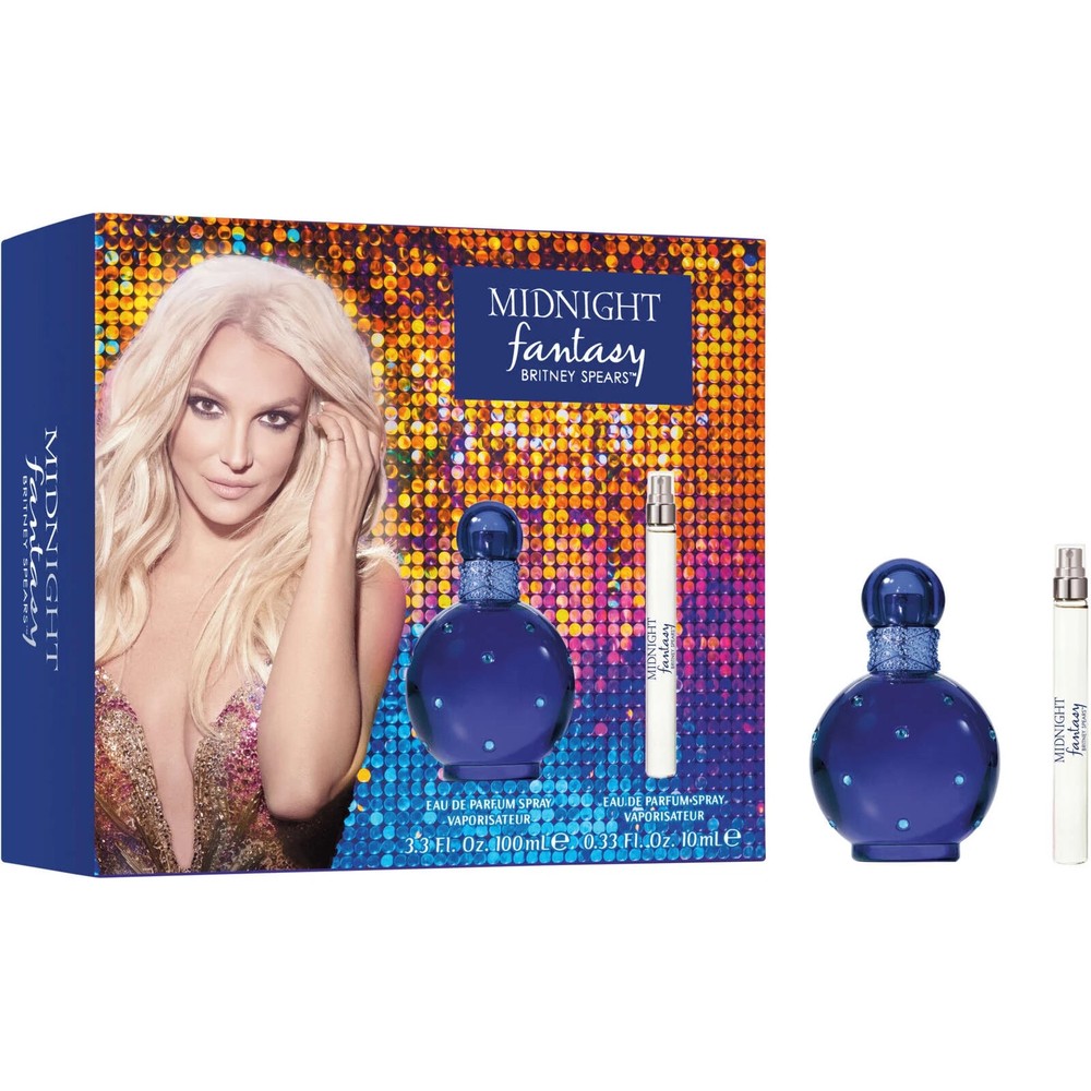 Midnight Fantasy BRITNEY SPEARS EDP Gift Set 2-Pc 3.3oz + 0.33oz NEW IN BOX