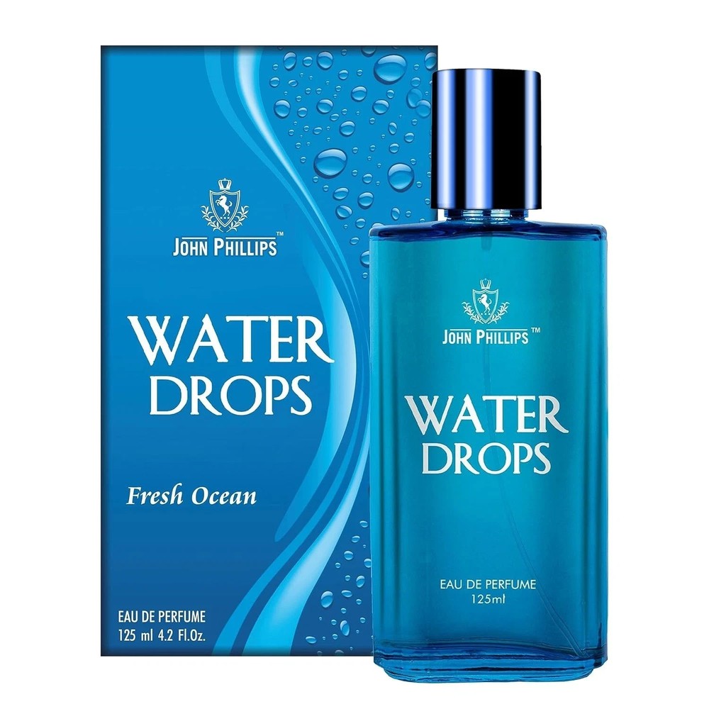 Water Drops Aquatic & Fresh Marine Fragrance EDP Perfume Long Lasting 125ml F/S