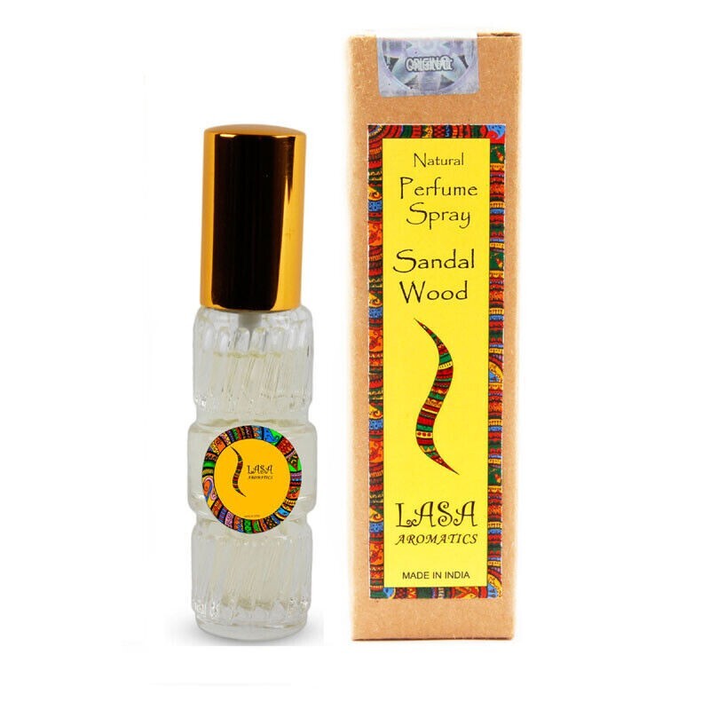 LASA Aromatics Natural Perfume Spray Sandal Wood Long Lasting Fragrance 30 ML
