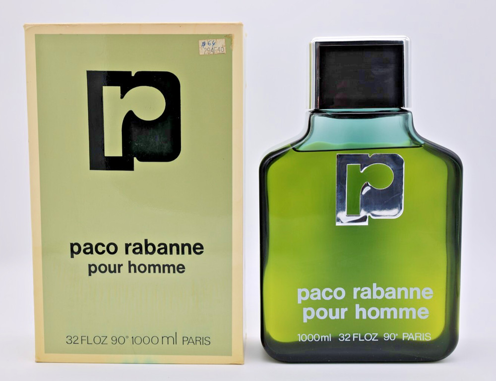 Paco Rabanne Pour Homme EDT 1000ml / 32 oz Vintage Flacon by Finescents
