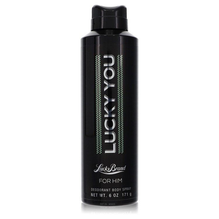 Lucky You Lucky Brand Deodorant Body Spray for Men Size 6 oz New Sealed
