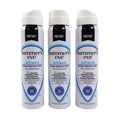 3 PACK Summer’s Eve Ultimate Odor Protection Feminine Freshening Spray – 2oz EA