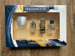 Macy’s Men’s Fragrance Set / Cologne Sampler Set Of 4 New Sealed