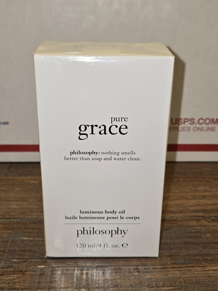 New & Sealed! Philosophy Pure Grace Luminous Body Oil 4 fl oz. – NIB!