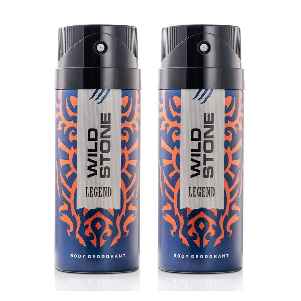 Wild Stone Legend Deodorant for Men 225ml x2 Pack | Long-Lasting Masculine Smell