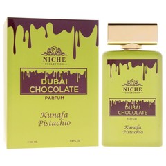 Khalis Niche Dubai Chocolate Kunafa Pistachio Parfum for Men 3.4 oz Spray