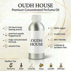 OUDH HOUSE Amber Khalis Concentrated Perfume Oil Long Lasting 100ml