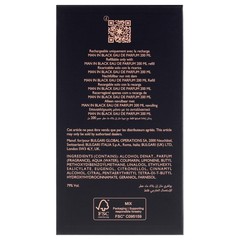 Bvlgari Man In Black by Bvlgari for Men – 3.4 oz EDP Spray (Refillable)
