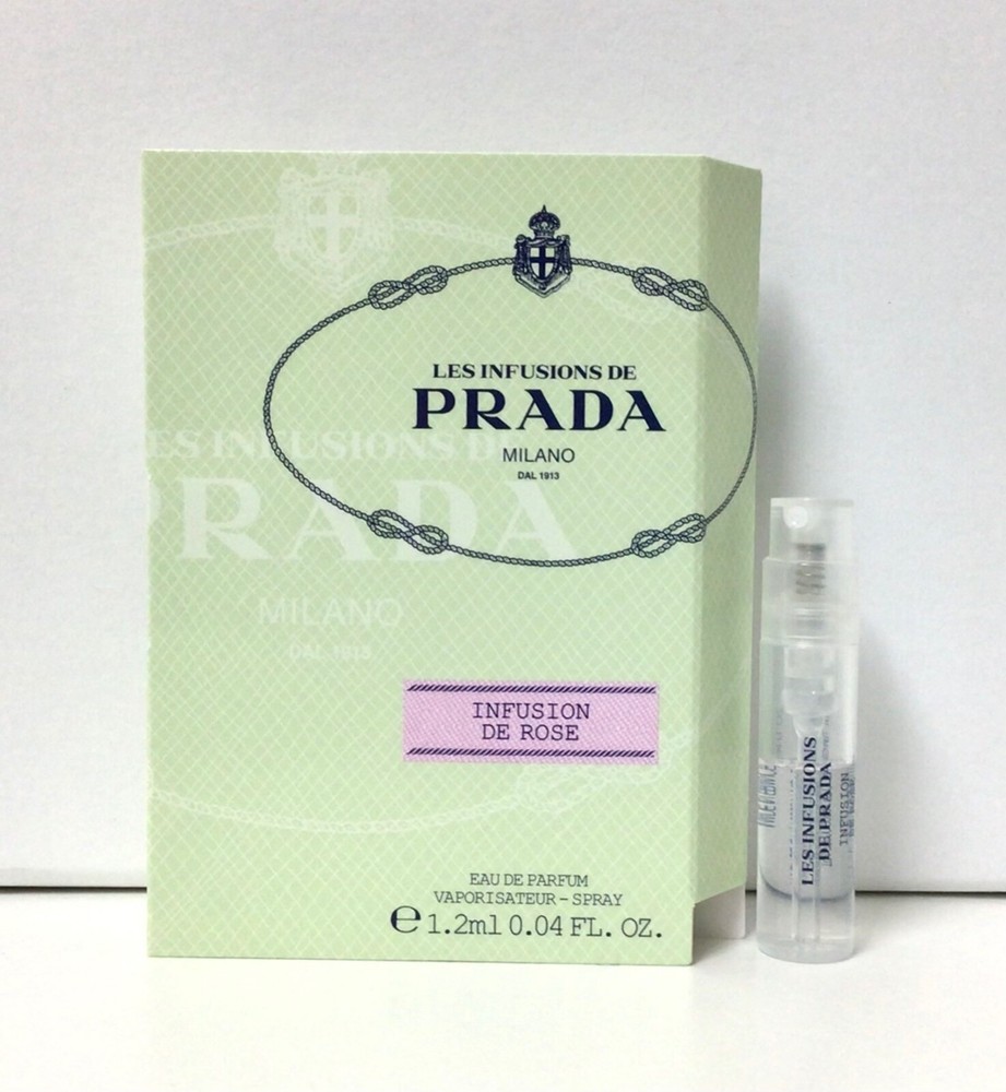 PRADA LES INFUSIONS DE ROSE EDP TRAVEL SIZE SAMPLE 0.04FL. OZ. / 1.2ML