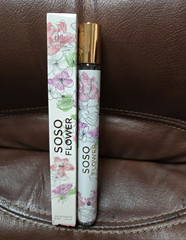 V.V. Love SOSO Flower Eau de Toilette Spray Perfume Travel Size 1.2 fl oz