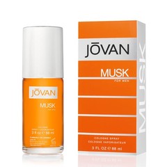 Jovan Musk Eau de Cologne for Men Long Lasting Musky Fragrance 3 Fl Oz
