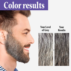 Touch of Gray Mustache and Beard Color, Light-Medium Brown B-45/55 & Light-Med